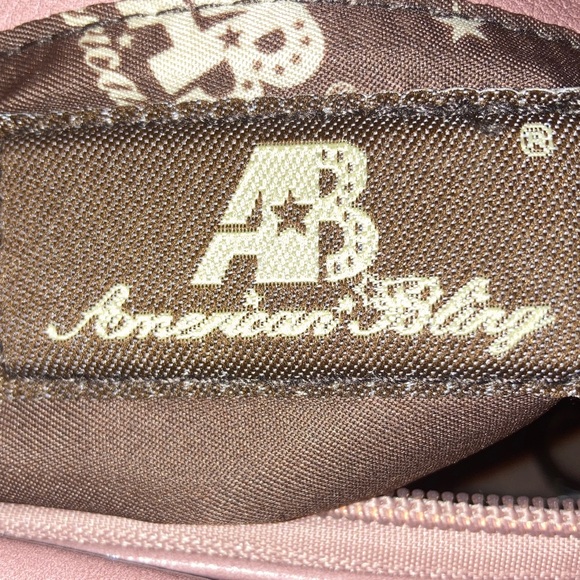 American Bling Stylish Pink Handbag with Embellishments - Picture 7 of 7
